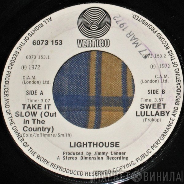 Lighthouse  - Take It Slow (Out In The Country)
