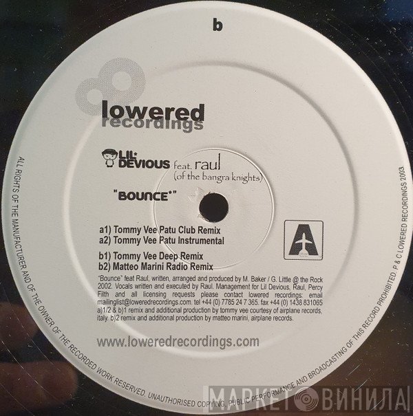 Lil' Devious - Bounce (Tommy Vee Remixes)