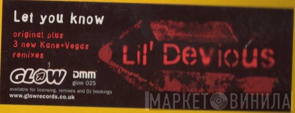 Lil' Devious - Let You Know