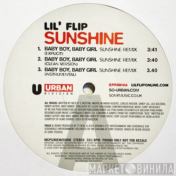 Lil' Flip - Baby Boy, Baby Girl / Sunshine