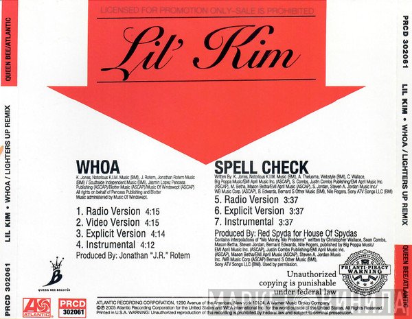 Lil' Kim  - Whoa / Spell Check