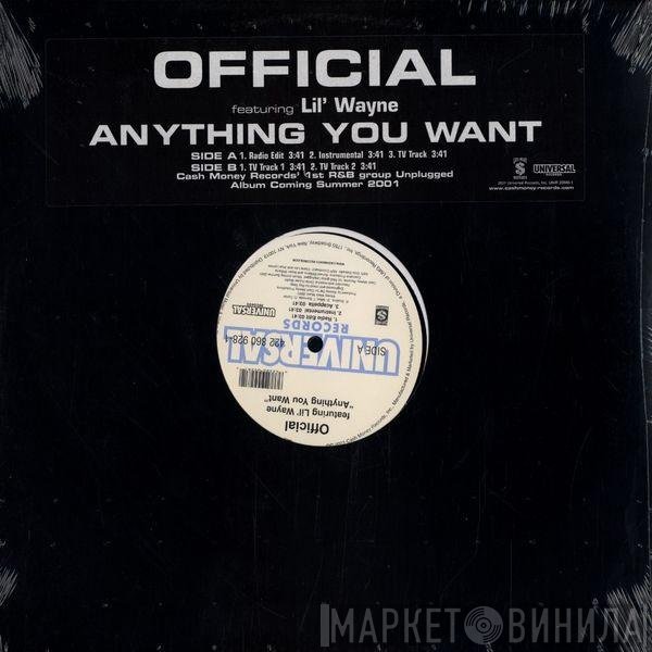 Lil Wayne, Official  - Anything You Want