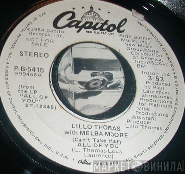 Lillo Thomas Featuring Melba Moore  - All Of You