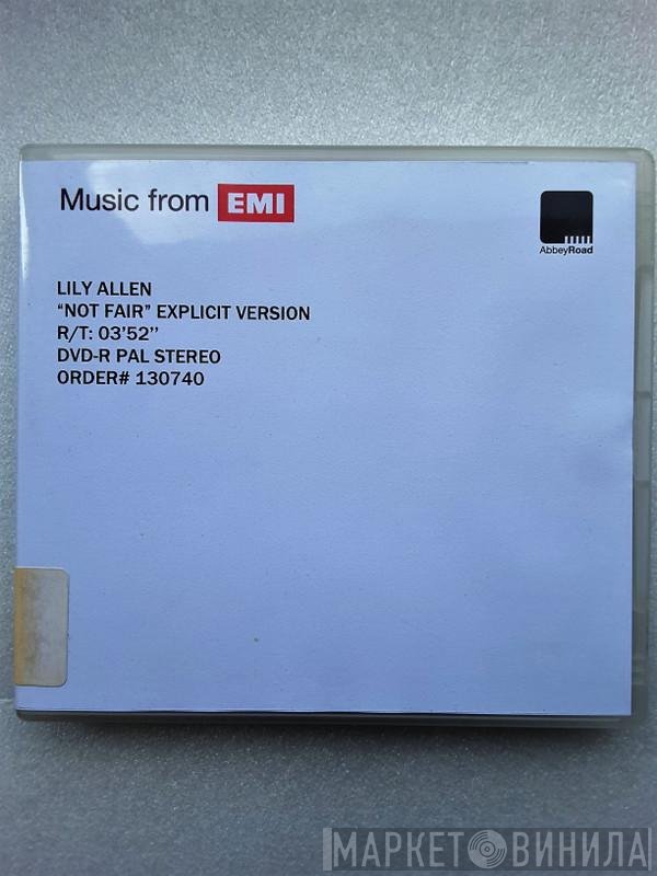 Lily Allen  - Not Fair - Explicit Version