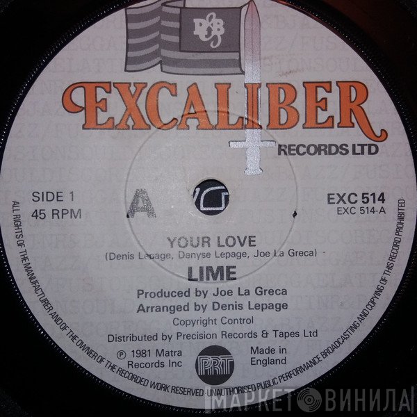 Lime  - Your Love / Agent 406