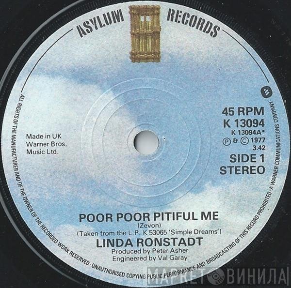 Linda Ronstadt - Poor Poor Pitiful Me
