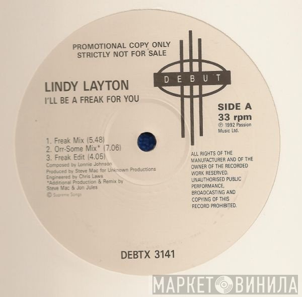 Lindy Layton - I'll Be A Freak For You