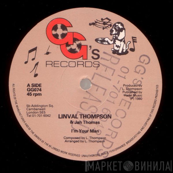 Linval Thompson, Jah Thomas - I'm Your Man / Rastafari Is My Religion