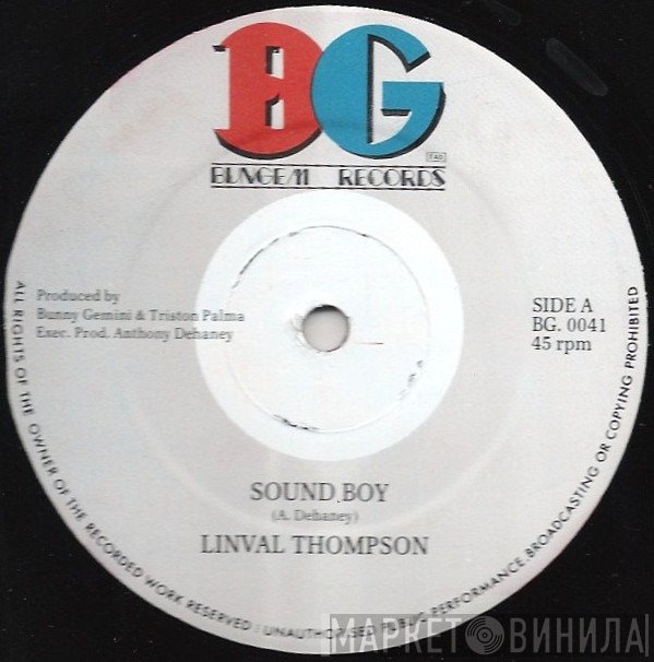 Linval Thompson - Sound Boy / Yes She Have The Gun