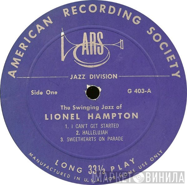 Lionel Hampton - The Swinging Jazz Of Lionel Hampton
