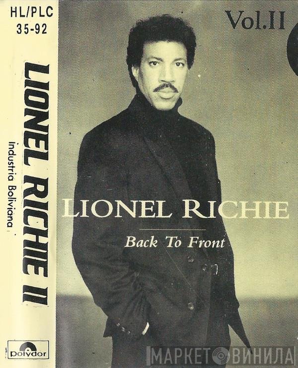 Lionel Richie  - Back To Front Vol. 2