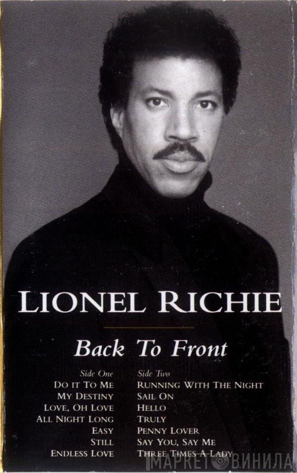 Lionel Richie  - Back To Front