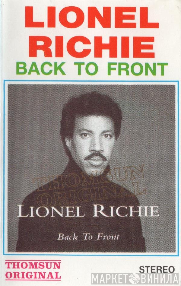 Lionel Richie  - Back To Front
