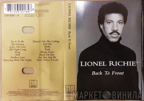 Lionel Richie  - Back To Front