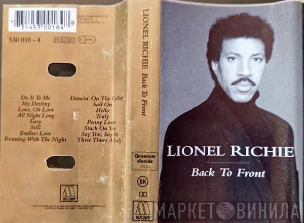Lionel Richie  - Back To Front