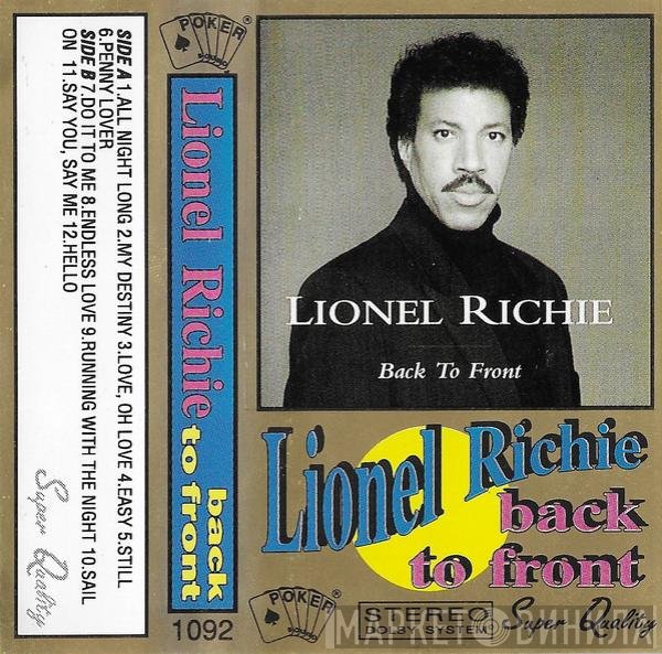 Lionel Richie  - Back To Front