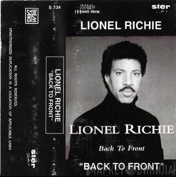 Lionel Richie  - Back To Front