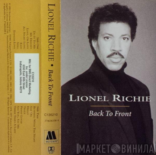 Lionel Richie  - Back To Front