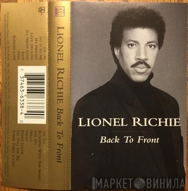 Lionel Richie  - Back To Front