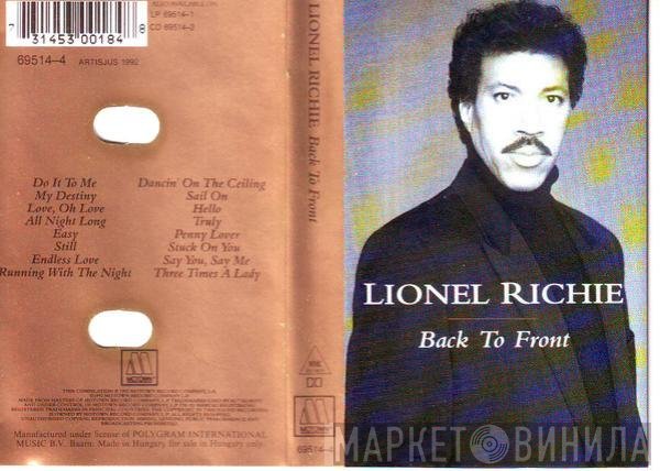 Lionel Richie  - Back To Front