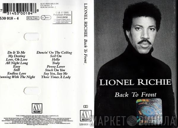 Lionel Richie  - Back To Front
