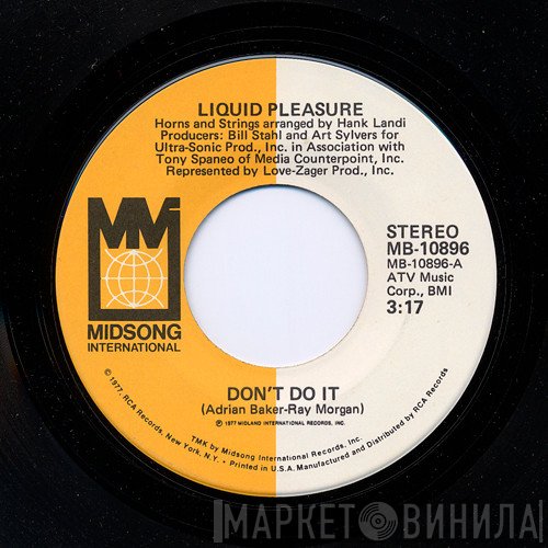 Liquid Pleasure - Don't Do It / Come Together (It's About Time)