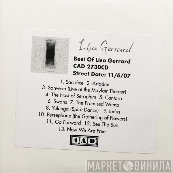 Lisa Gerrard  - Best Of Lisa Gerrard