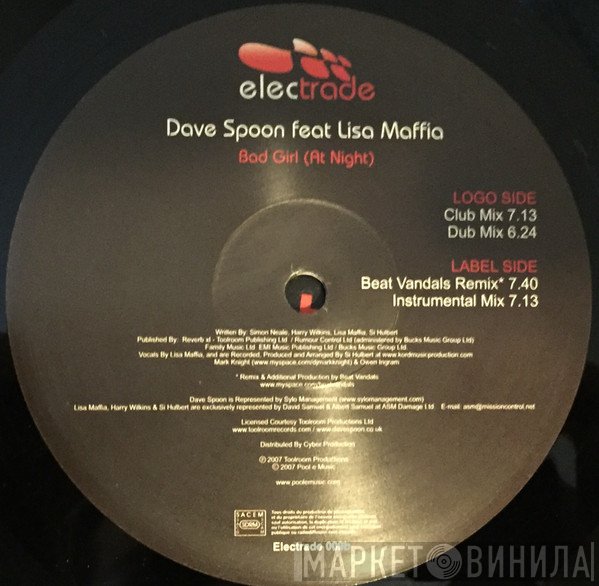 Lisa Maffia, Dave Spoon - Bad Girl (At Night)