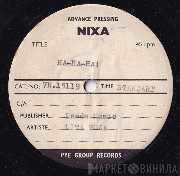 Lita Roza - Ha-Ha-Ha!