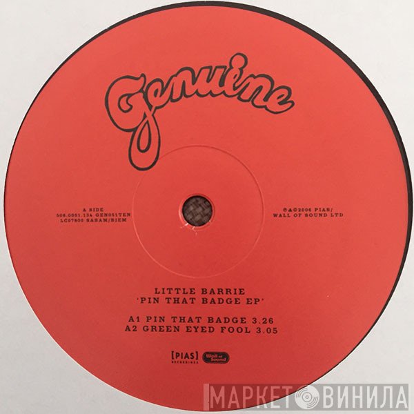 Little Barrie - Pin That Badge EP