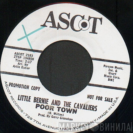 Little Bernie And The Cavaliers - Do You / Poor Town