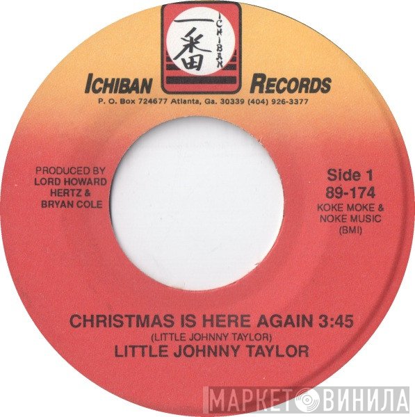 Little Johnny Taylor - Christmas Is Here Again