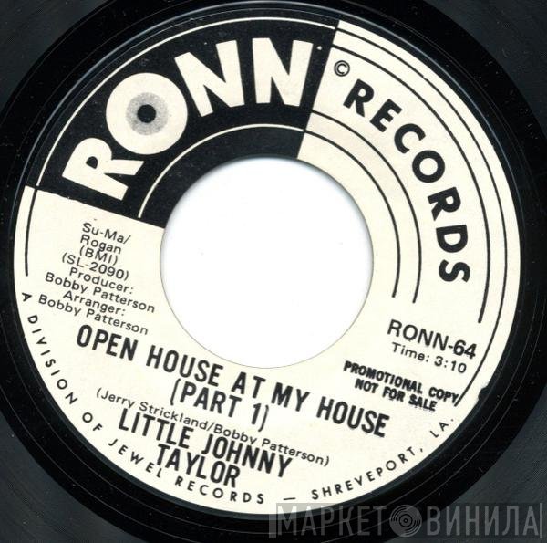 Little Johnny Taylor - Open House At My House