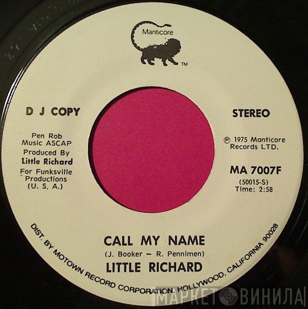 Little Richard  - Call My Name