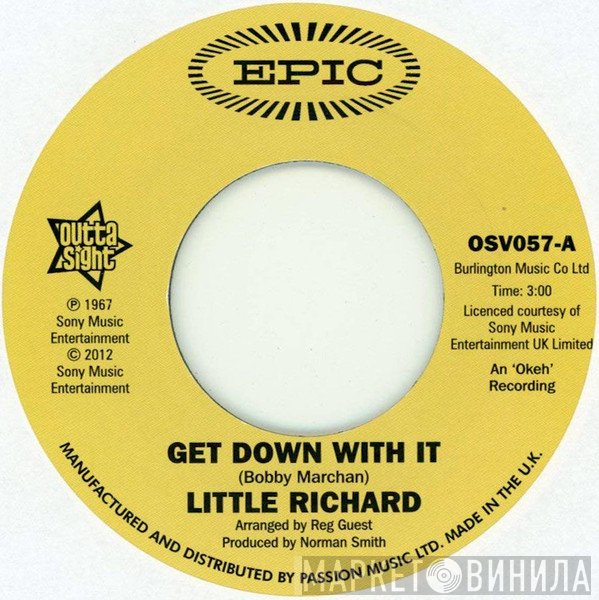 Little Richard - Get Down With It / I Don't Want To Discuss It