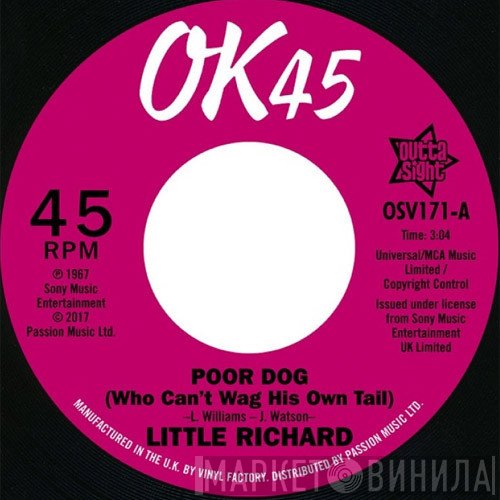Little Richard - Poor Dog (Who Can't Wag His Own Tail)