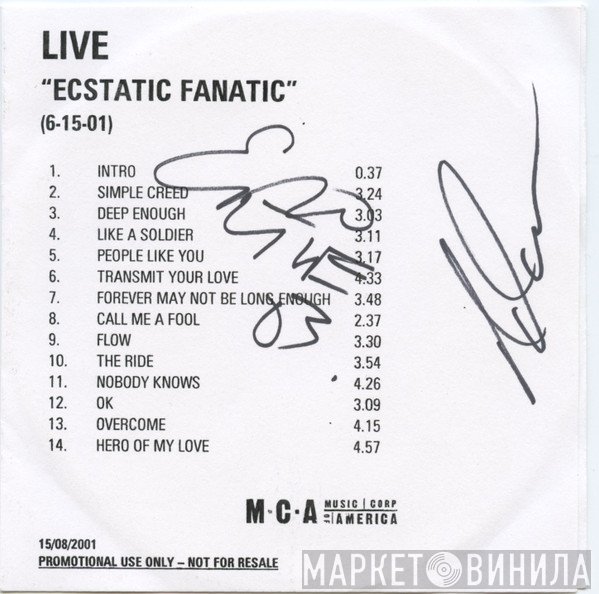 Live  - Ecstatic Fanatic