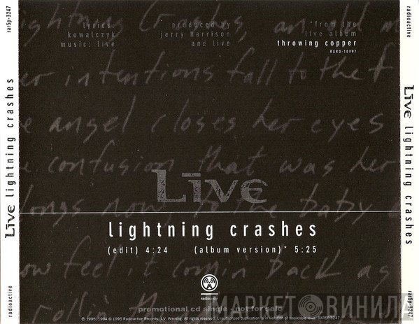 Live - Lightning Crashes