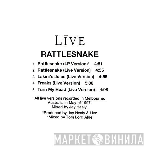 Live  - Rattlesnake