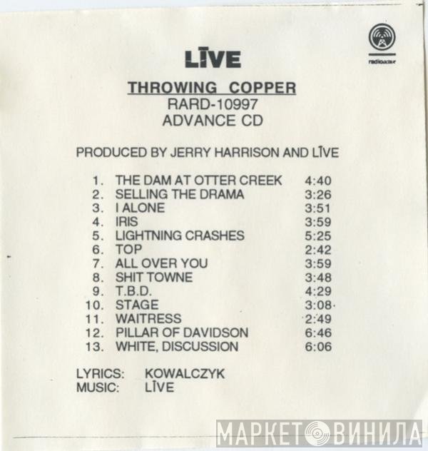 Live  - Throwing Copper
