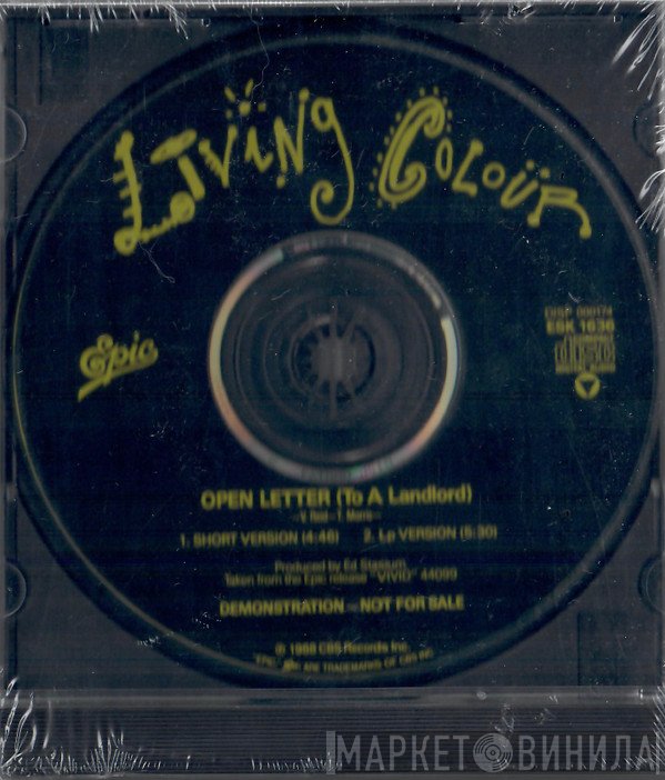 Living Colour - Open Letter (To A Landlord)