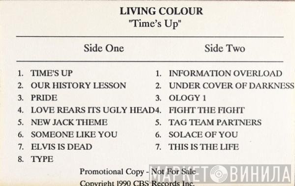 Living Colour  - Time's Up