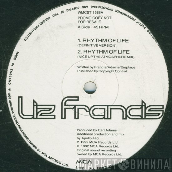 Liz Francis - Rhythm Of Life