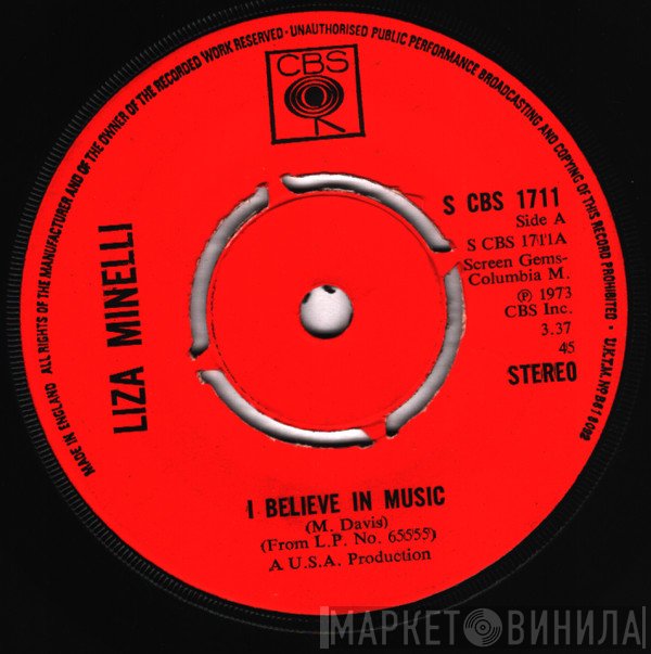 Liza Minnelli  - I Believe In Music