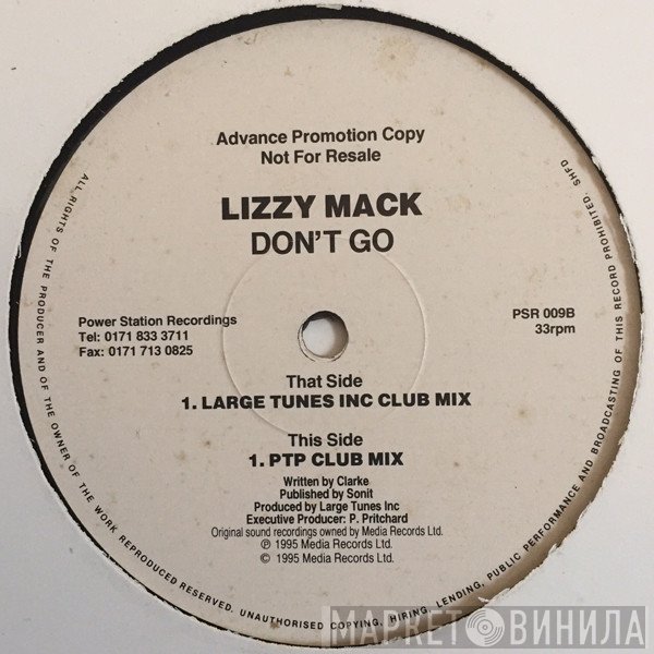 Lizzy Mack - Don't Go
