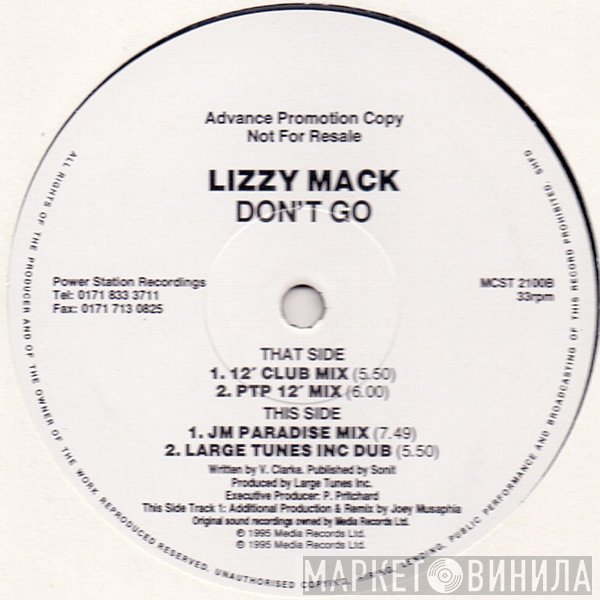 Lizzy Mack - Don't Go