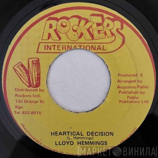 Lloyd Hemmings - Heartical Decision