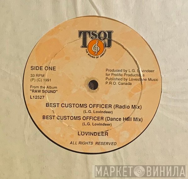 Lloyd Lovindeer  - Best Customs Officer