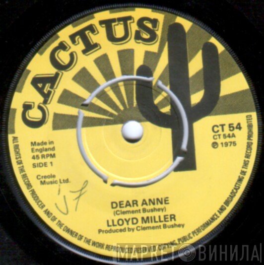 Lloyd Miller  - Dear Anne