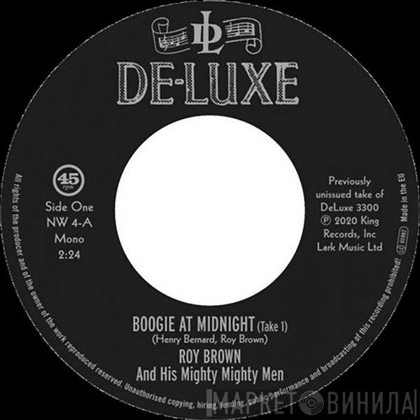Lloyd Price, Roy Brown & His Mighty-Mighty Men - Boogie At Midnight / Lawdy Miss Clawdy